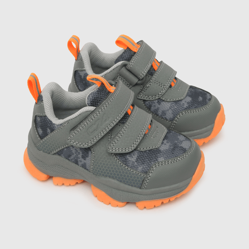 Zapatilla de niño outdoor estampada gray / gris (21 a 27)