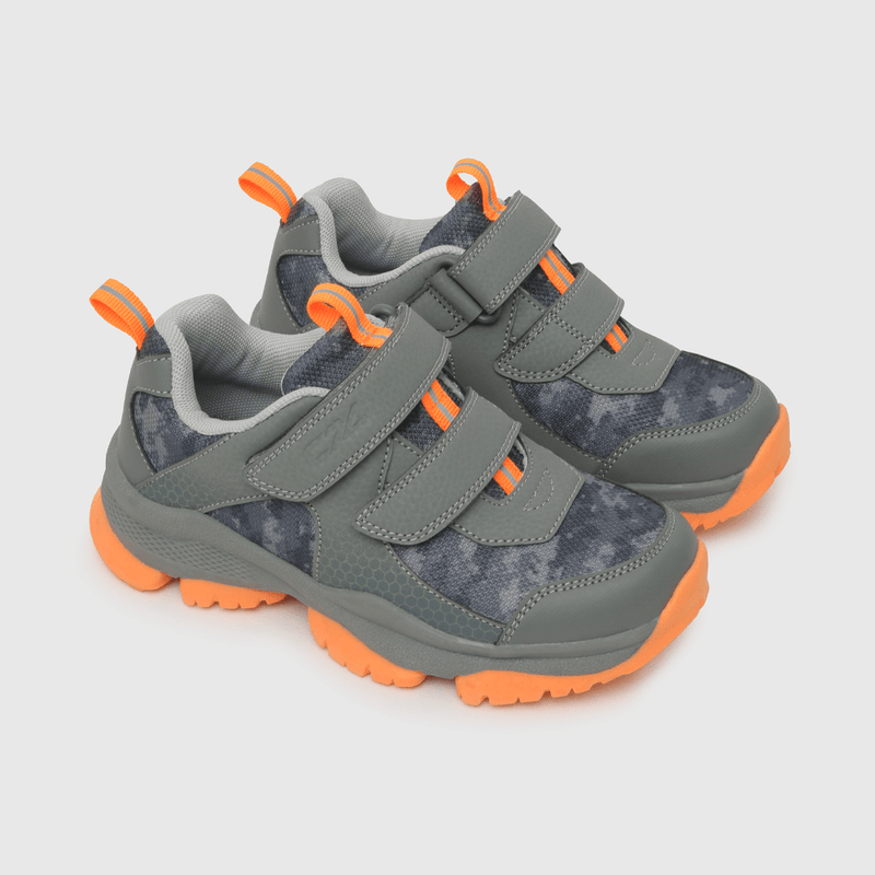 Zapatilla de niño outdoor estampada gray / gris (28 a 38)