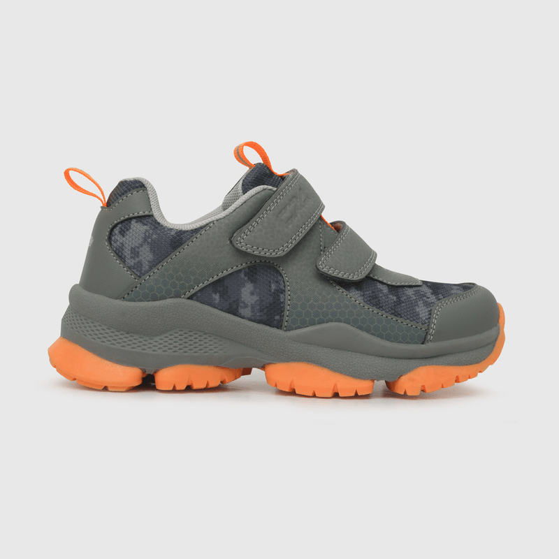 Zapatilla de niño outdoor estampada gray / gris (28 a 38)