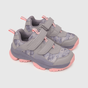 Zapatilla de niña outdoor estampada mora / purple (28 a 38)