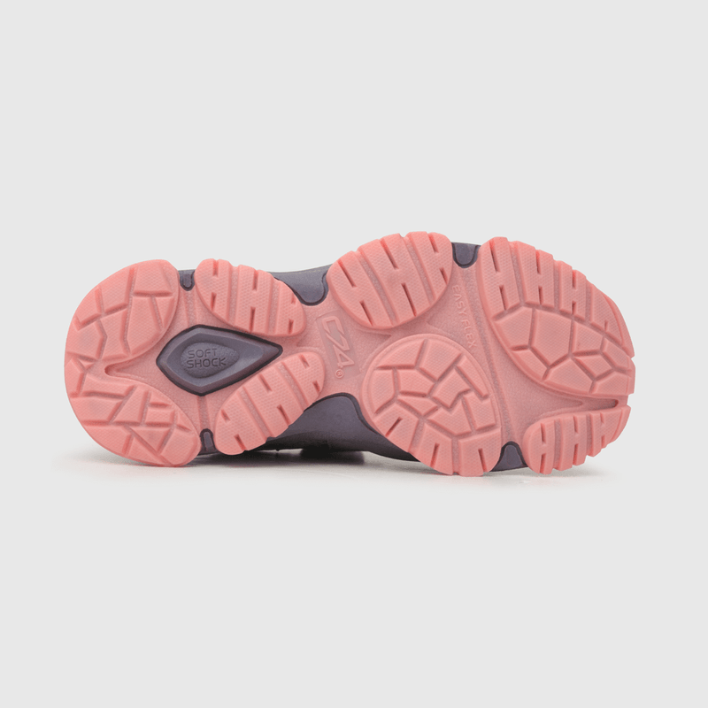 Zapatilla de niña outdoor estampada mora / purple (28 a 38)