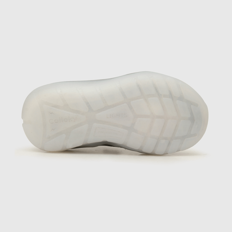 Zapatilla de niño luces serpiente verde musgo (21 a 27)