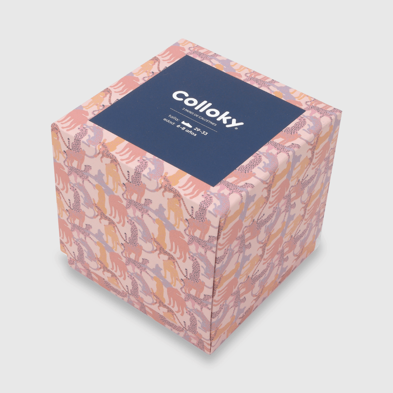 Calcetin de niña 3 pack caja orange / naranjo (29-31 calzado)