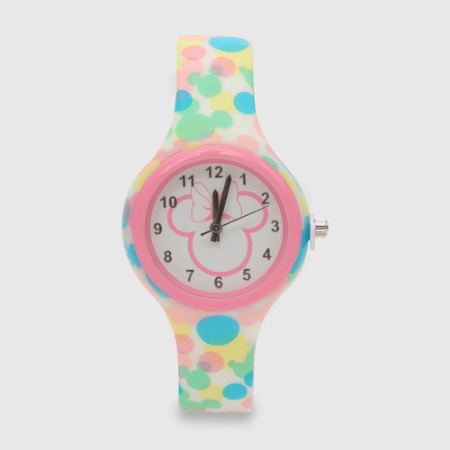 Reloj de niña minnie analogo pink / rosado (talla única)