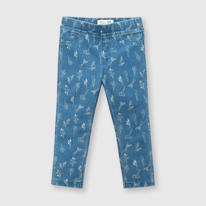 Jegging de bebé niña elasticada light denim (3 a 36 meses)