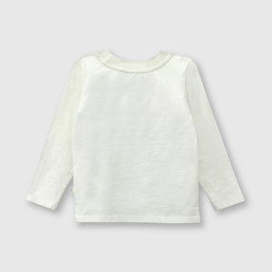 Polera de bebé niño dino crema (3 a 36 meses)