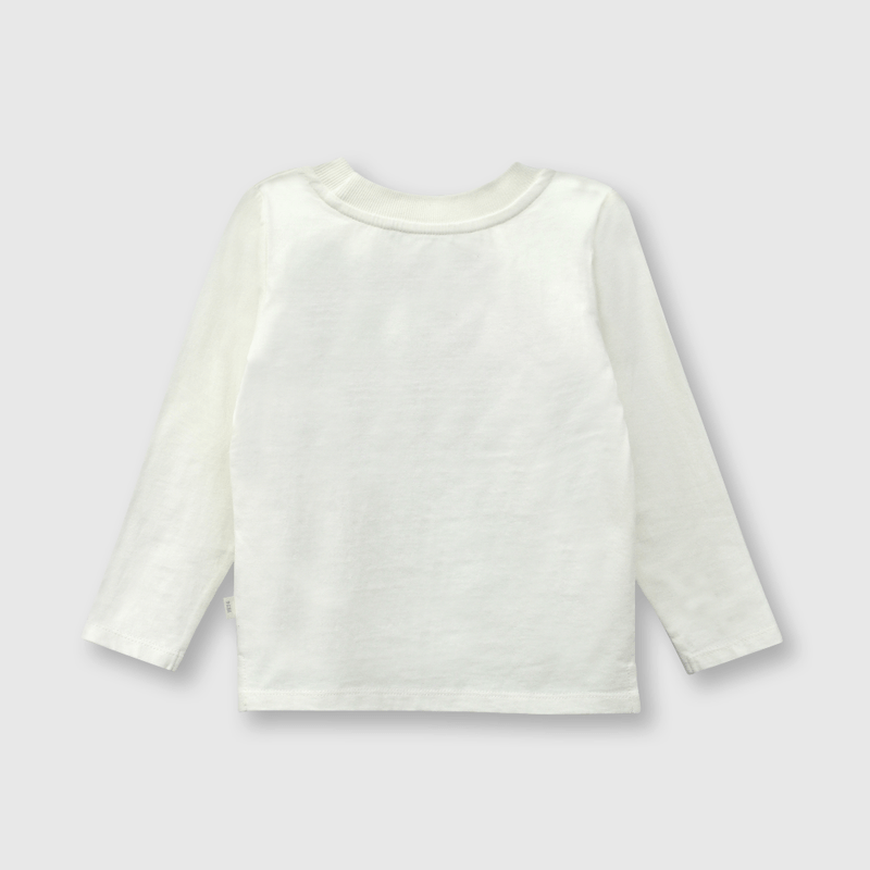 Polera de bebé niño dino crema (3 a 36 meses)