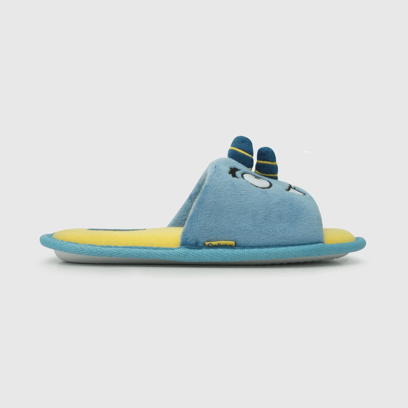 Pantufla de niño lúdica monstruo azul / blue (28 a 38)