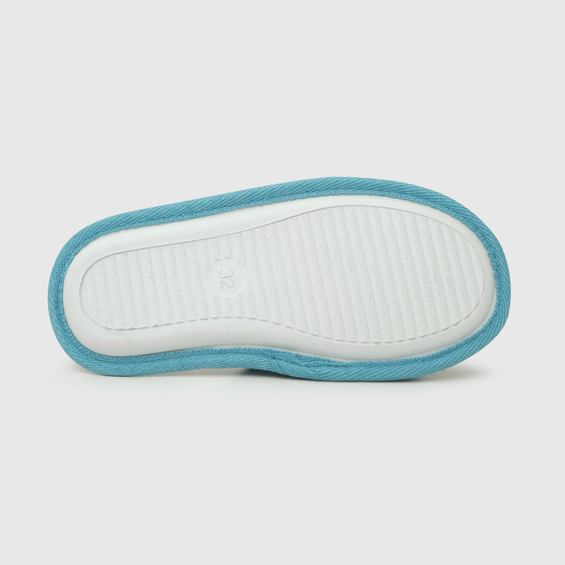 Pantufla de niño lúdica monstruo azul / blue (28 a 38)