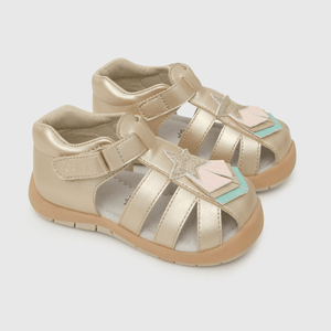 Sandalia de bebe niña estrellas light beige (18 a 21)
