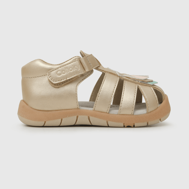 Sandalia de bebe niña estrellas light beige (18 a 21)
