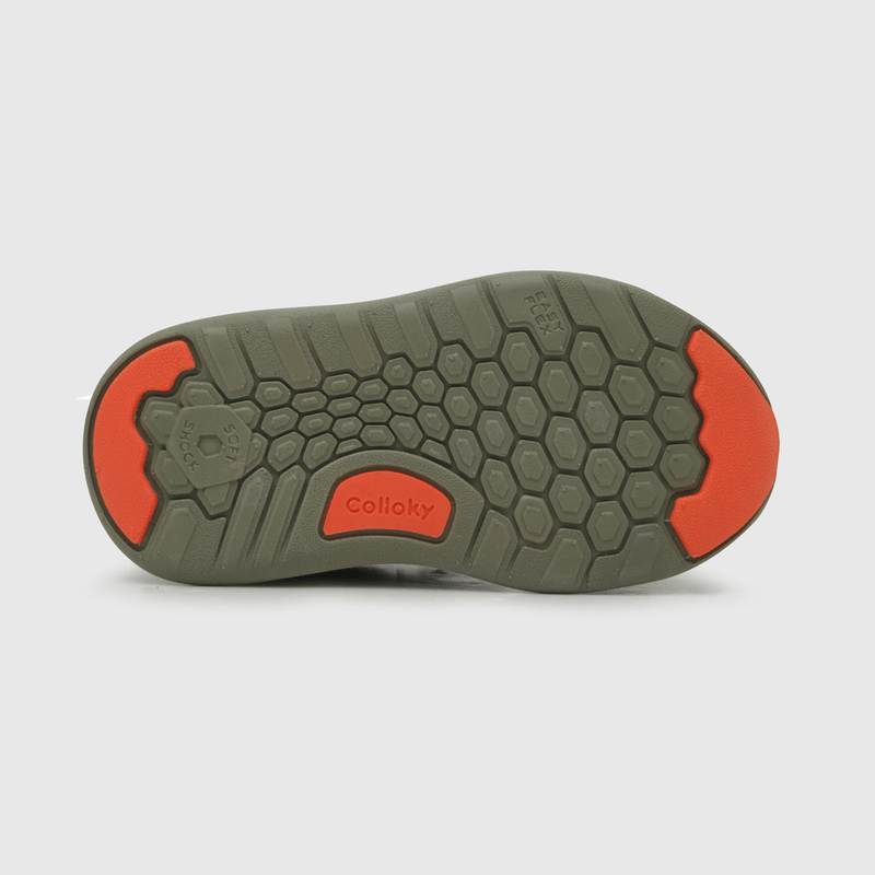 Sandalia de bebé niño doble ajuste moss green (18 a 21)