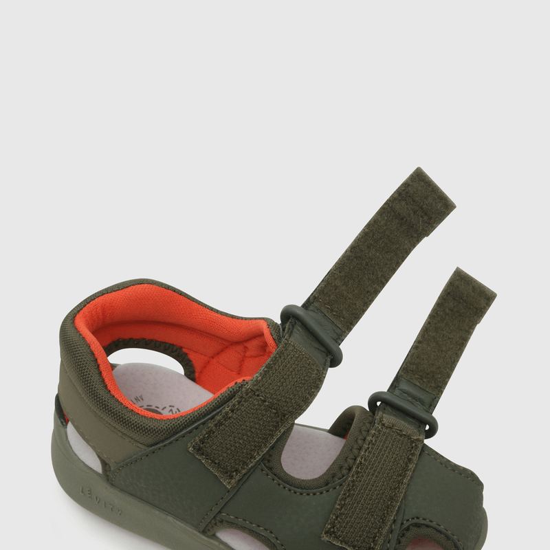 Sandalia de bebé niño doble ajuste moss green (18 a 21)