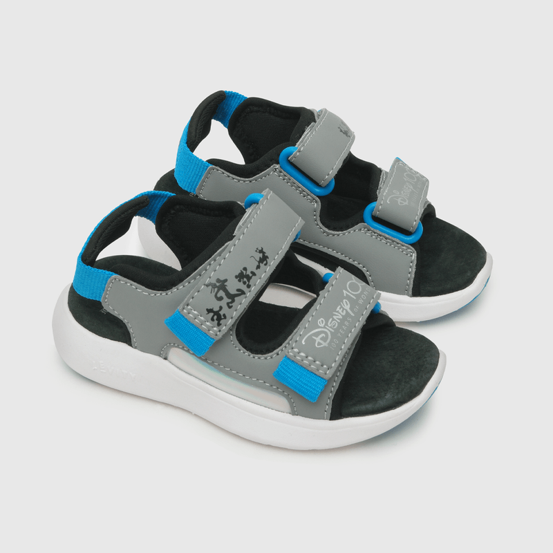 Sandalia de niño disney 100 doble ajuste gray / gris (21 a 27)