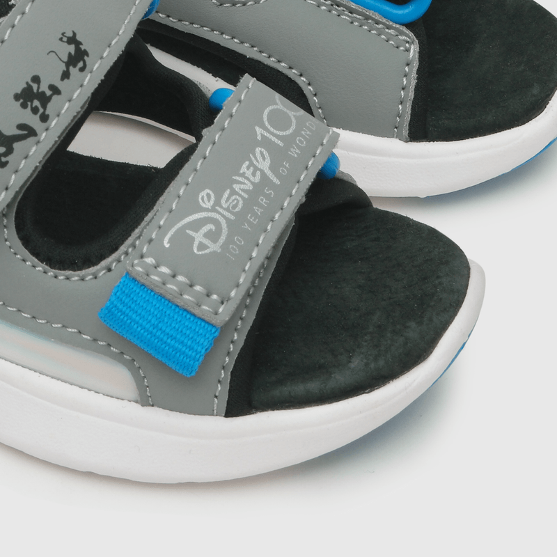Sandalia de niño disney 100 doble ajuste gray / gris (21 a 27)
