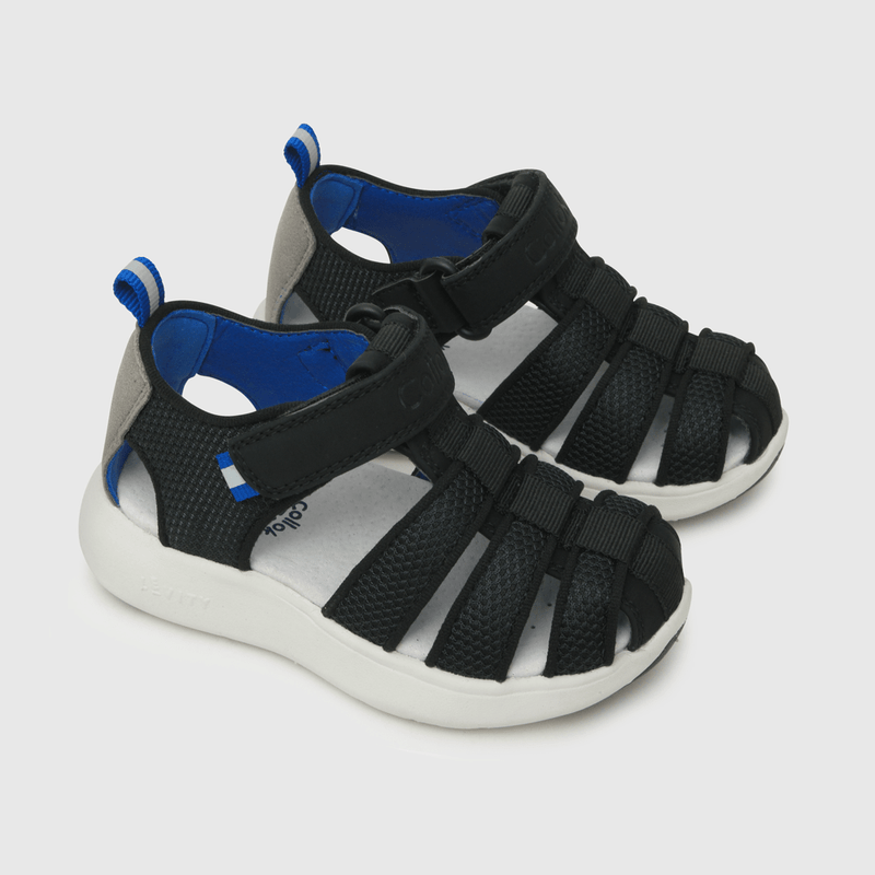 Sandalia de niño negro / black (21 a 27)