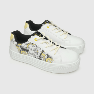 Zapatilla de niña disney chunky princesas blanco / white (28 a 38)