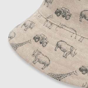 Sombrero de bebé niño de gabardina beige (0 a 9 meses)