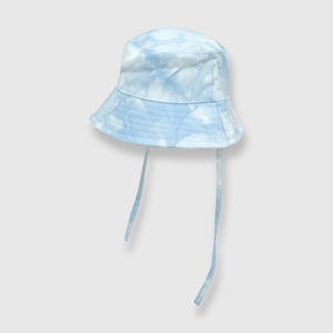 Sombrero de bebé niño de gabardina celeste (0 a 9 meses)