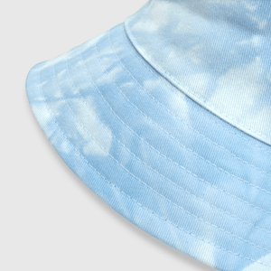 Sombrero de bebé niño de gabardina celeste (0 a 9 meses)