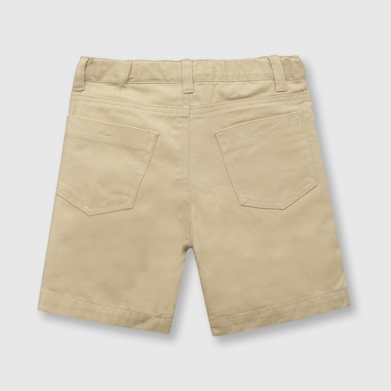 Bermuda de bebé niño gabardina khaki (3 a 36 meses)