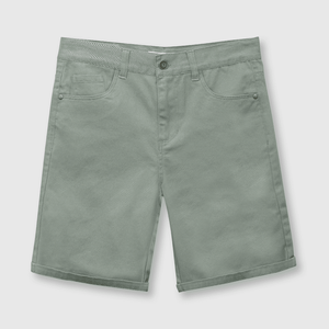 Bermuda de niño gabardina oliva (2 a 12 años)