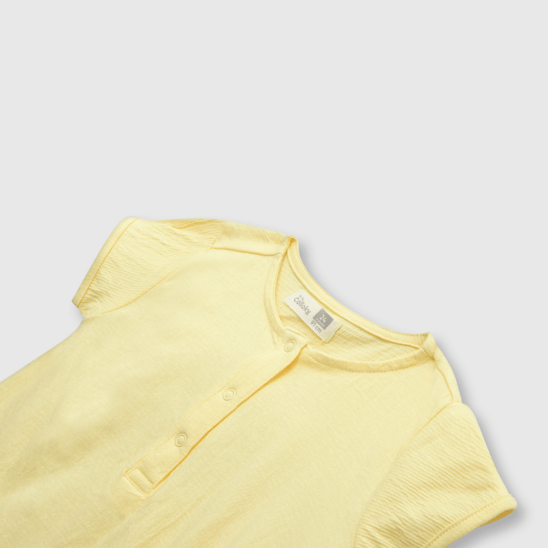 Entero de bebé niña relajado amarillo / yellow (3 a 36 meses)