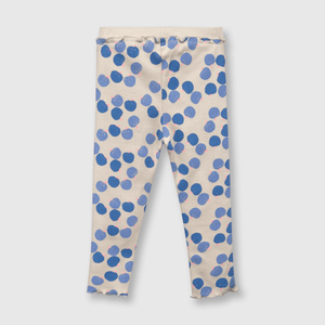 Pata de bebé niña estampada crema (3 a 36 meses)