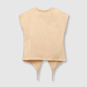 Polera de bebé niña arcoiris damasco (3 a 36 meses)