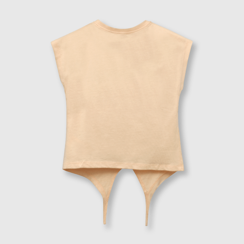 Polera de bebé niña arcoiris damasco (3 a 36 meses)