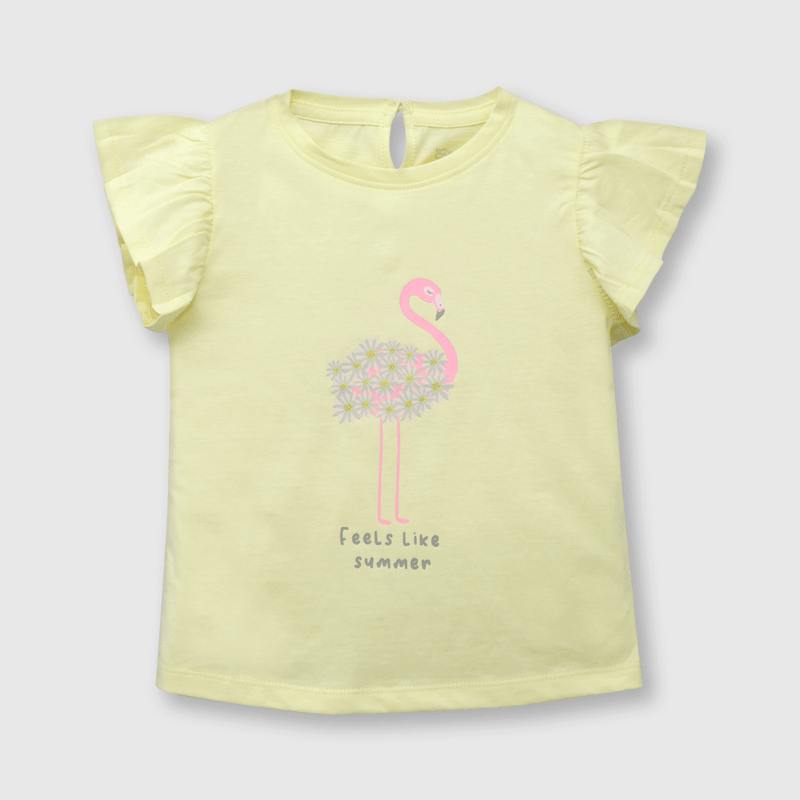 Polera de bebé niña flamenco sun (3 a 36 meses)