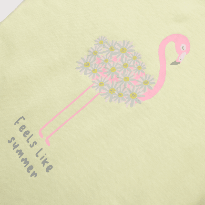Polera de bebé niña flamenco sun (3 a 36 meses)