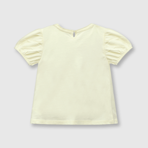 Polera de bebé niña guepardo amarillo / yellow (3 a 36 meses)