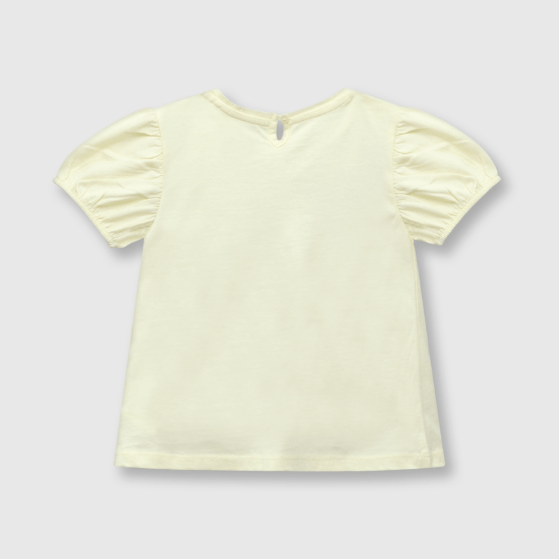 Polera de bebé niña guepardo amarillo / yellow (3 a 36 meses)