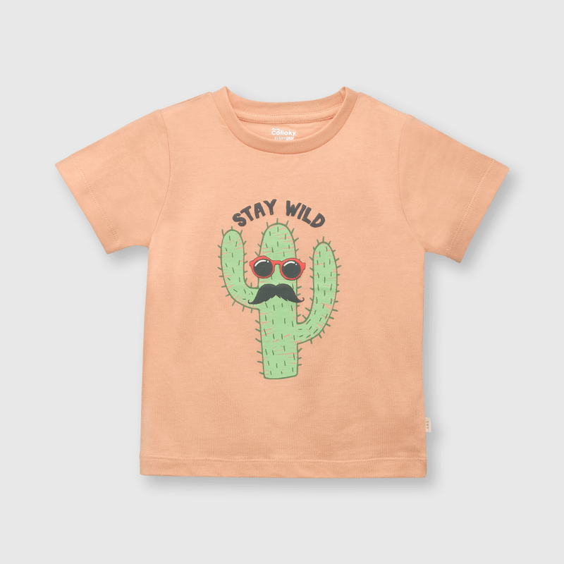 Polera de bebé niño cactus pomelo (3 a 36 meses)