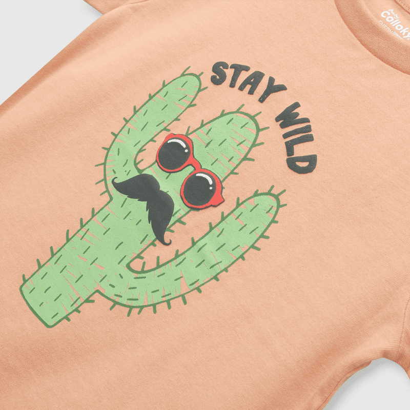Polera de bebé niño cactus pomelo (3 a 36 meses)