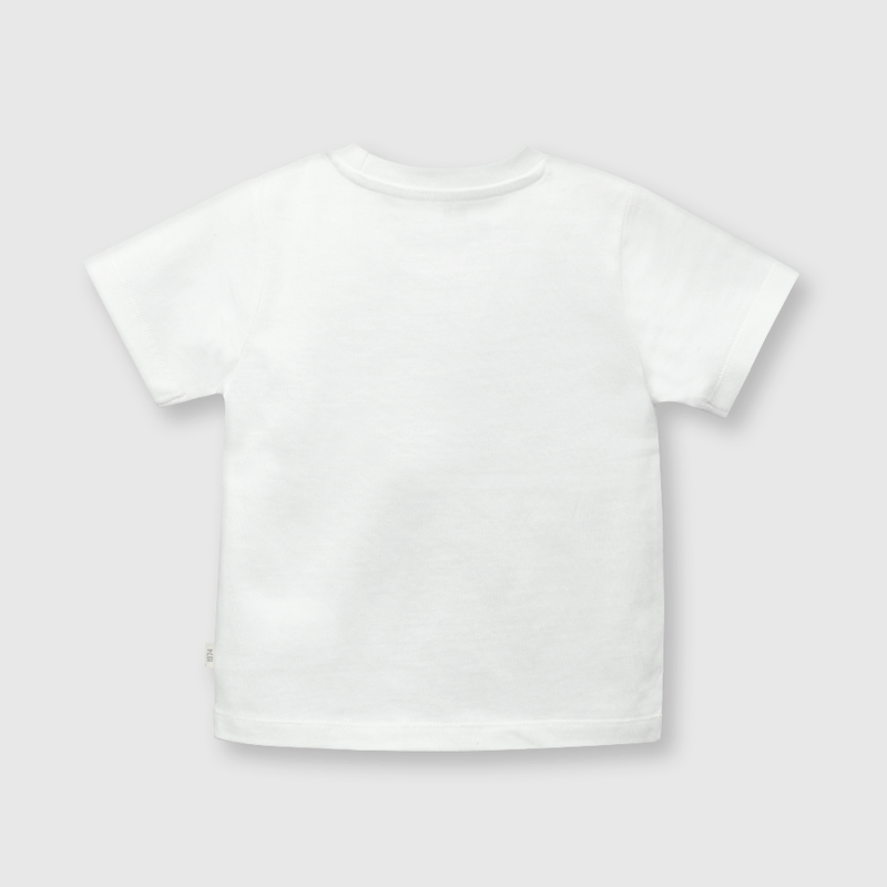 Polera de bebé niño cebra off white (3 a 36 meses)