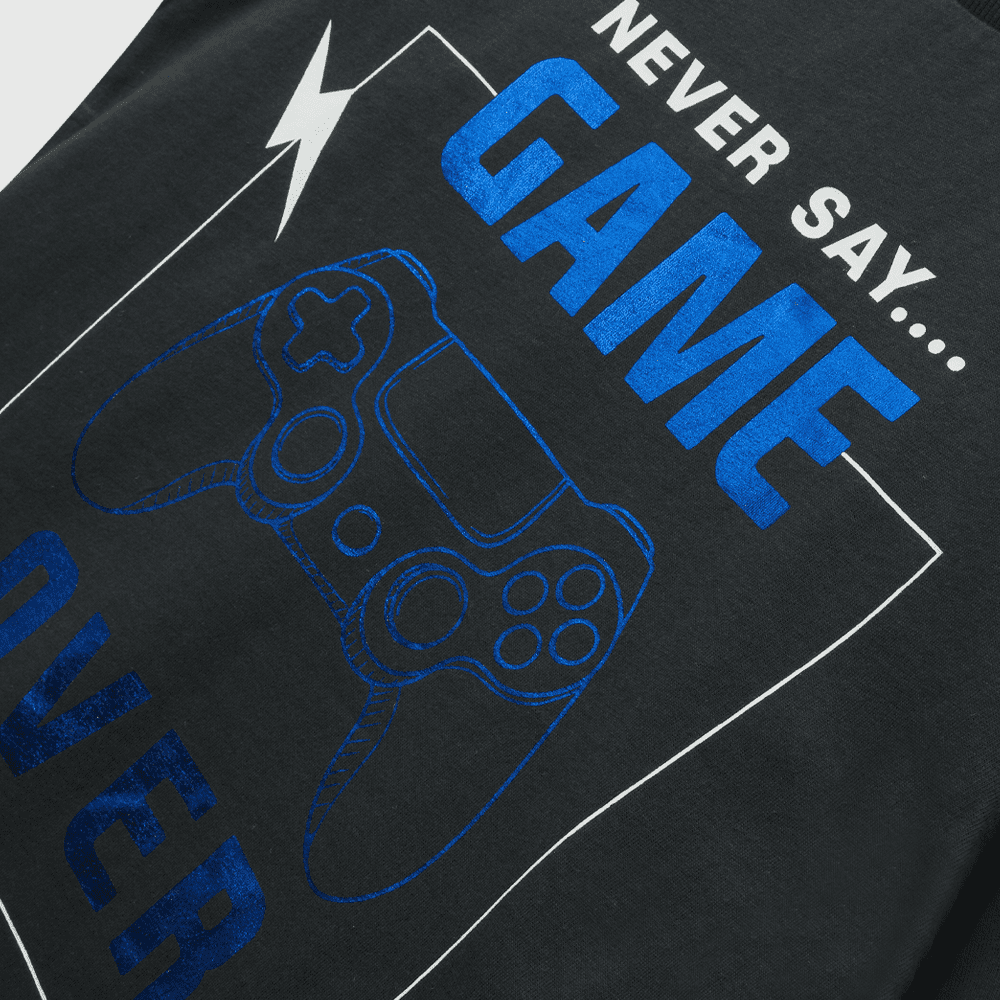 TDP Textiles Pigiama lungo da gioco per ragazzi Game Over