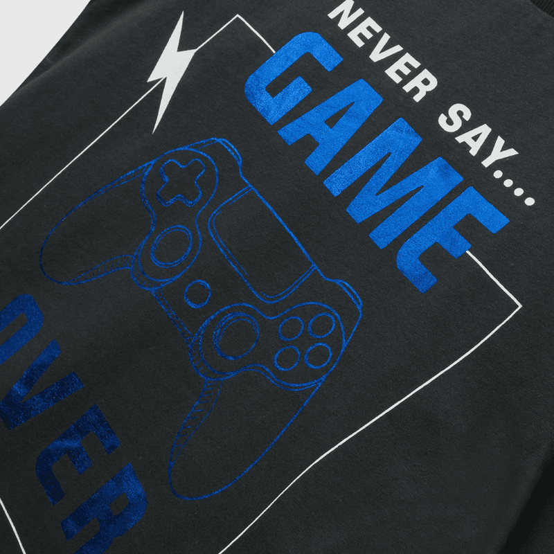 Polera de niño game over marengo (2 a 12 años)