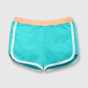 Short de bebé niña bloques turquesa (3 a 36 meses)