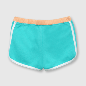Short de bebé niña bloques turquesa (3 a 36 meses)