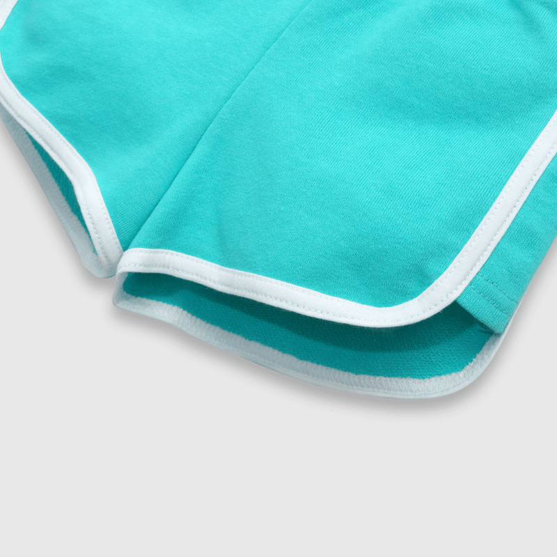 Short de bebé niña bloques turquesa (3 a 36 meses)