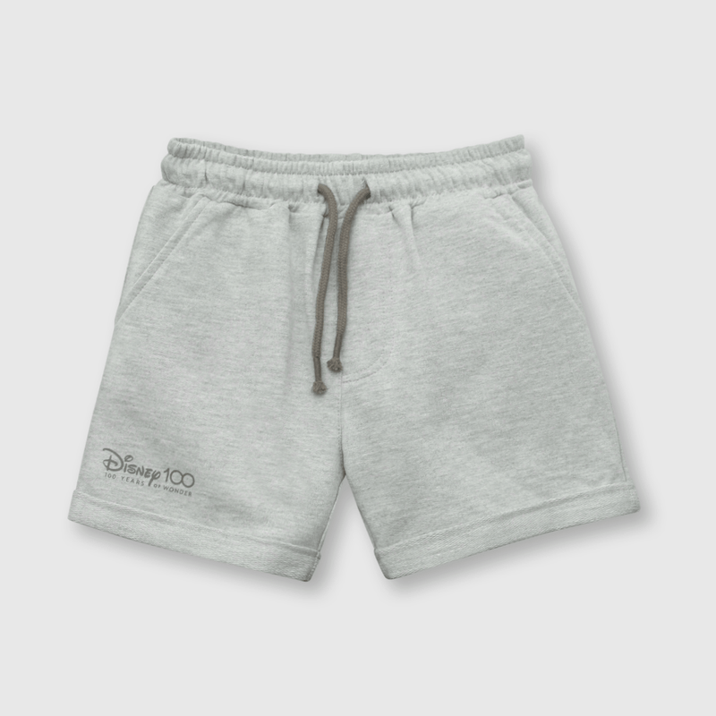 Short de bebé unisex disney 100 gris melange (3 a 36 meses)