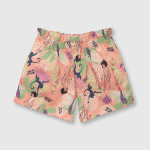 Short de niña libro de la selva salmon (2 a 12 años)