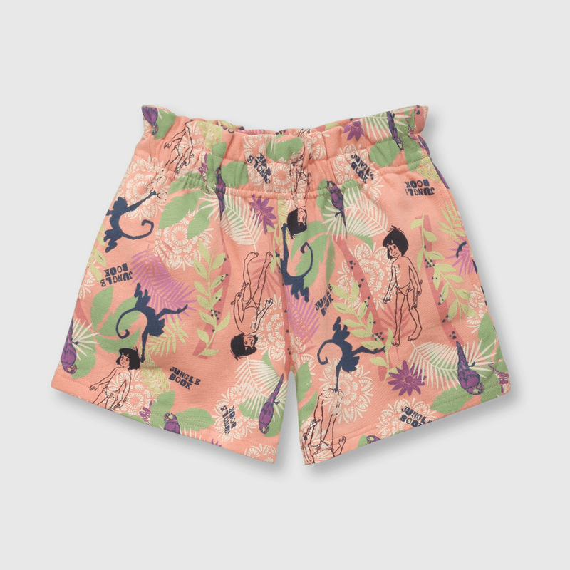 Short de niña libro de la selva salmon (2 a 12 años)