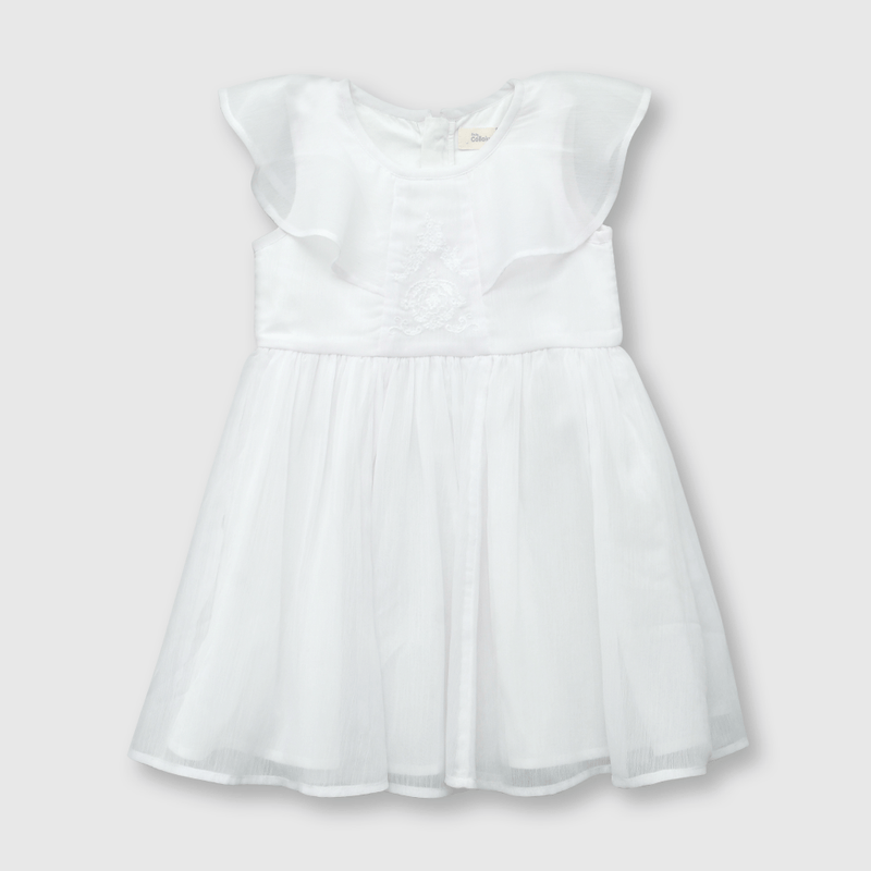 Vestido de bebé niña ceremonia blanco / white (3 a 36 meses)