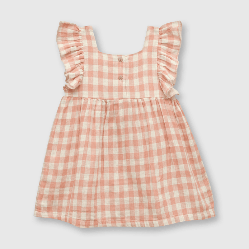 Vestido de bebé niña cuadrille dark rose (3 a 36 meses)