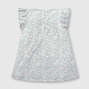 Vestido de bebe niña flores blanco / white (3 a 36 meses)