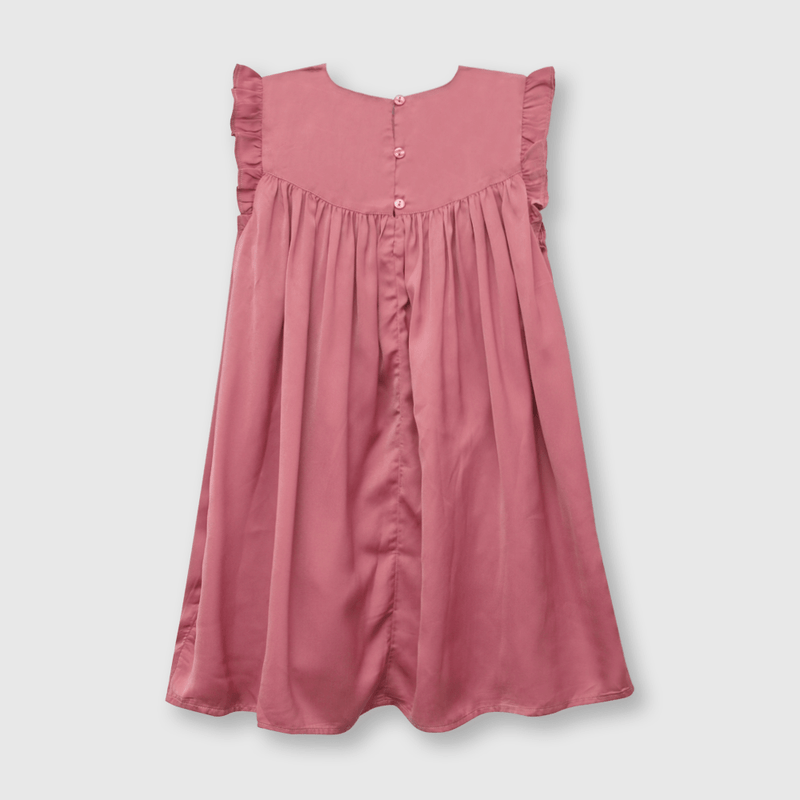 Vestido de niña ceremonia dark rose (2 a 12 años)
