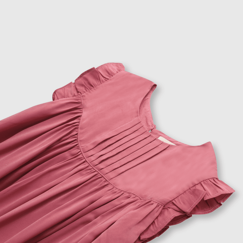 Vestido de niña ceremonia dark rose (2 a 12 años)